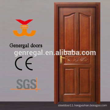 100% solid wood panel door design for interior room